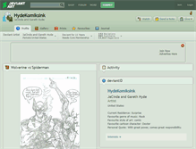 Tablet Screenshot of hydekomiksink.deviantart.com