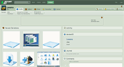 Desktop Screenshot of lexenx.deviantart.com