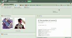 Desktop Screenshot of delirious-england.deviantart.com