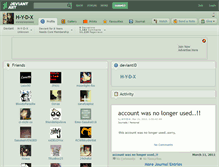 Tablet Screenshot of h-y-d-x.deviantart.com