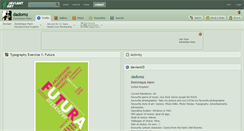 Desktop Screenshot of dadomz.deviantart.com
