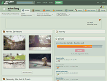 Tablet Screenshot of antontang.deviantart.com
