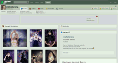 Desktop Screenshot of michellerena.deviantart.com