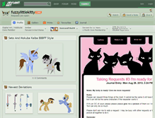 Tablet Screenshot of fuzzylittlekitty.deviantart.com