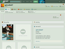 Tablet Screenshot of aphrodite87.deviantart.com