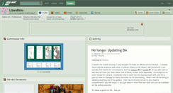 Desktop Screenshot of lizardlicks.deviantart.com