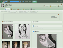 Tablet Screenshot of colbertican.deviantart.com