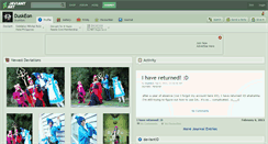 Desktop Screenshot of duskeon.deviantart.com