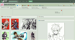 Desktop Screenshot of massivepinkzombie.deviantart.com