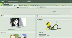 Desktop Screenshot of iz-biz-ink.deviantart.com