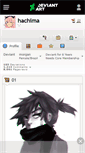 Mobile Screenshot of hachima.deviantart.com