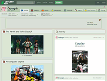 Tablet Screenshot of grymgris.deviantart.com