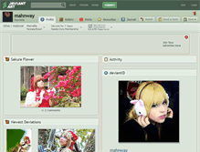 Tablet Screenshot of mahnway.deviantart.com