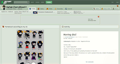 Desktop Screenshot of karkat-cherryblood-v.deviantart.com