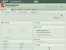Tablet Screenshot of graphicdesignschool.deviantart.com