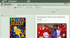 Desktop Screenshot of empty-brooke.deviantart.com