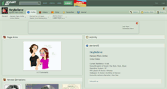 Desktop Screenshot of heybelieve.deviantart.com