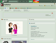 Tablet Screenshot of heybelieve.deviantart.com