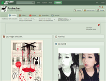 Tablet Screenshot of furubachan.deviantart.com