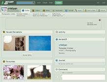 Tablet Screenshot of cristiyan.deviantart.com
