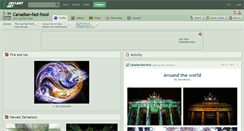 Desktop Screenshot of canadian-fast-food.deviantart.com
