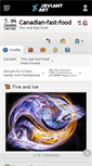 Mobile Screenshot of canadian-fast-food.deviantart.com