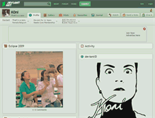 Tablet Screenshot of k0ni.deviantart.com