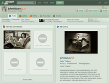 Tablet Screenshot of johntisbury.deviantart.com