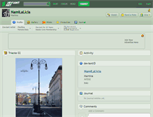 Tablet Screenshot of namilalicia.deviantart.com