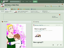 Tablet Screenshot of germany-x-italy-fans.deviantart.com