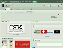 Tablet Screenshot of leyaexcolosi.deviantart.com