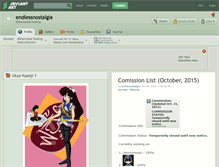 Tablet Screenshot of endlessnostalgia.deviantart.com