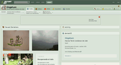 Desktop Screenshot of gingakuon.deviantart.com