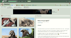 Desktop Screenshot of 1black0ut1.deviantart.com