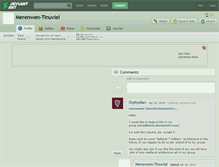 Tablet Screenshot of merenwen-tinuviel.deviantart.com