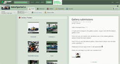 Desktop Screenshot of motorsportart.deviantart.com