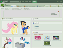 Tablet Screenshot of nianara.deviantart.com