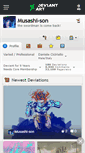 Mobile Screenshot of musashi-son.deviantart.com