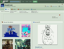 Tablet Screenshot of musashi-son.deviantart.com