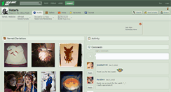 Desktop Screenshot of hataris.deviantart.com