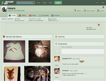Tablet Screenshot of hataris.deviantart.com