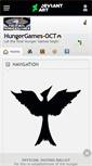 Mobile Screenshot of hungergames-oct.deviantart.com