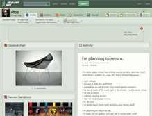 Tablet Screenshot of chop.deviantart.com