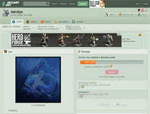 Tablet Screenshot of aerolyx.deviantart.com