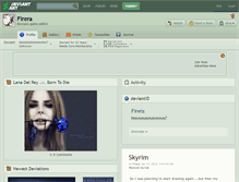 Tablet Screenshot of firera.deviantart.com