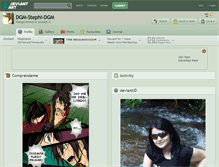 Tablet Screenshot of dgm-stephi-dgm.deviantart.com