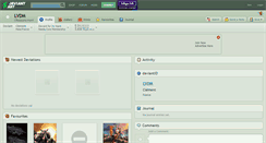 Desktop Screenshot of lvdm.deviantart.com