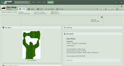 Desktop Screenshot of epic-ninja.deviantart.com