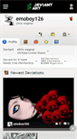 Mobile Screenshot of emoboy126.deviantart.com
