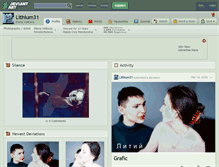 Tablet Screenshot of lithium31.deviantart.com